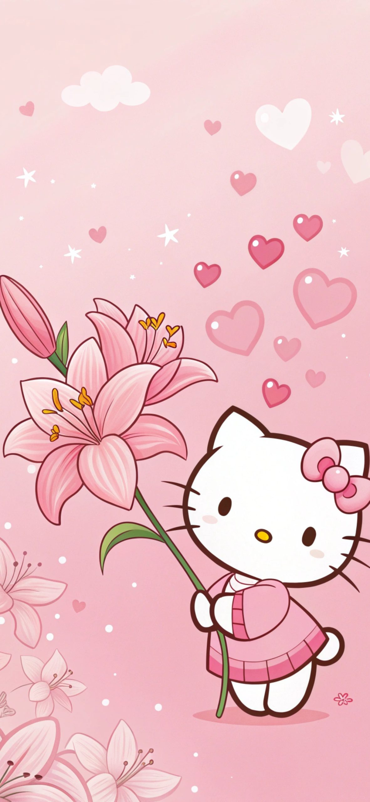 Cute Hearts - Ultra HD iPhone 17 Wallpaper