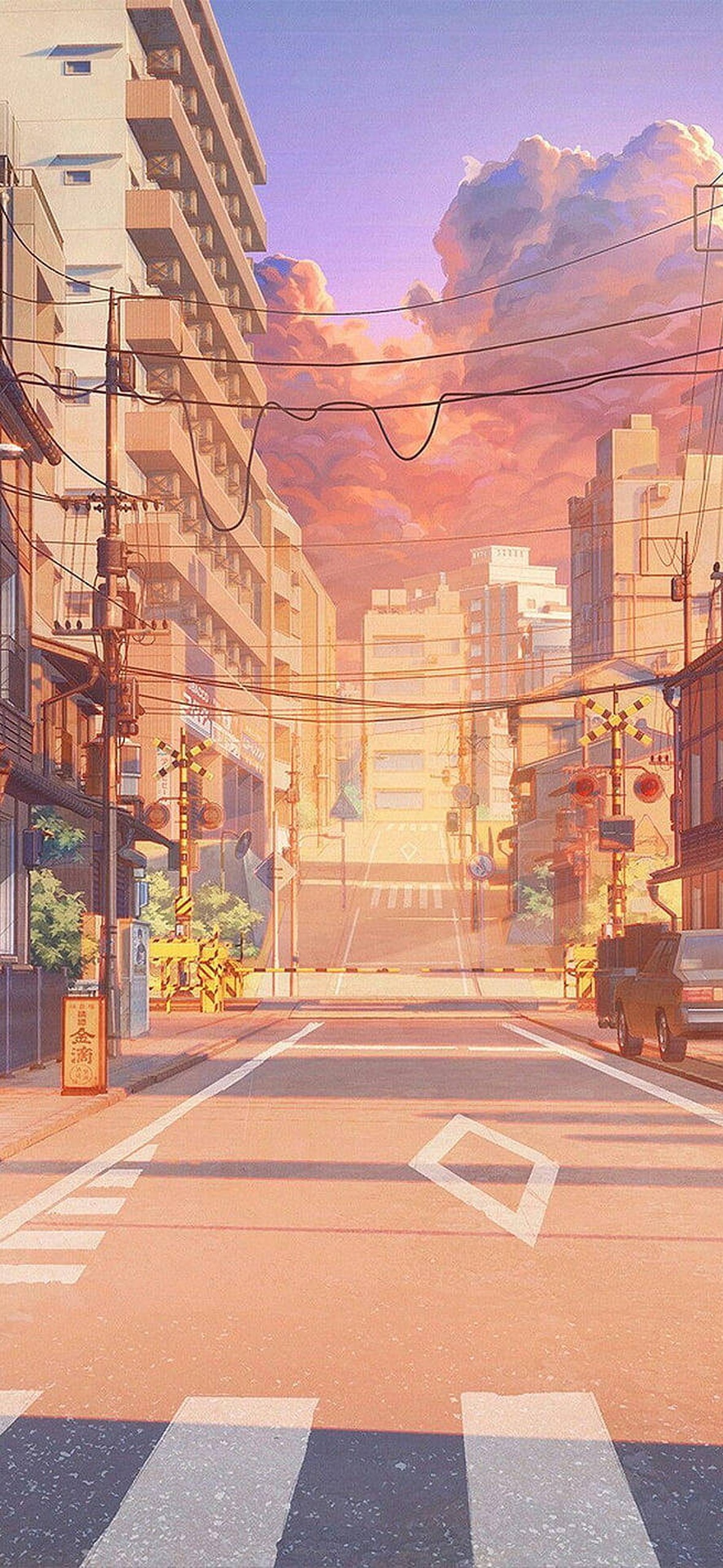 Aesthetic Anime City Streets