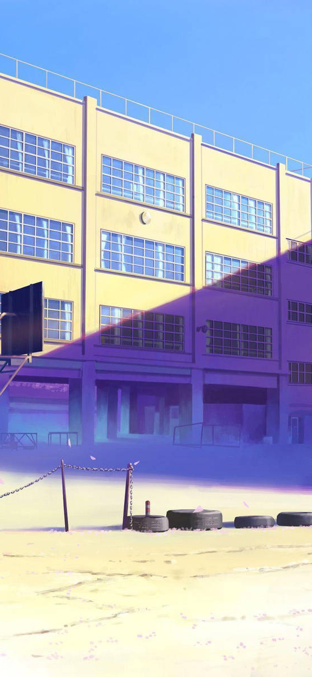 Anime School Scenery High School Dxd Koneko Toujou