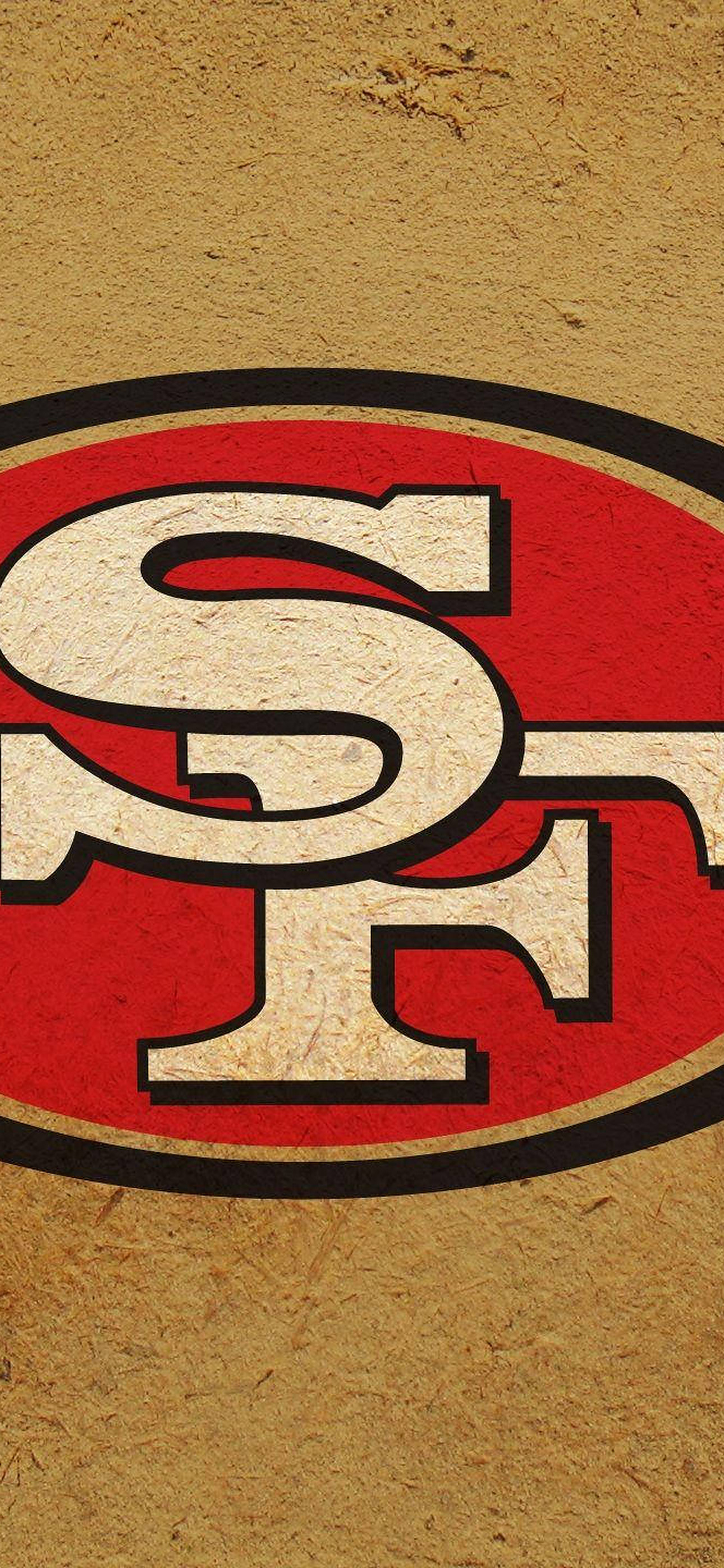 SF 49ers Logo Brown Iconic