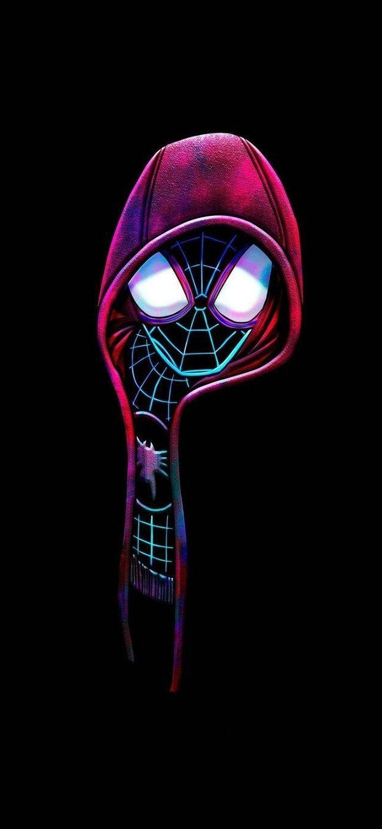 Spider-Man Black Backdrop