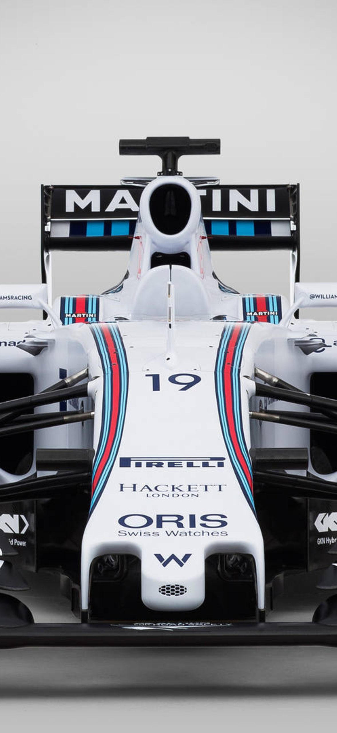 Front View Of Williams Racing Car