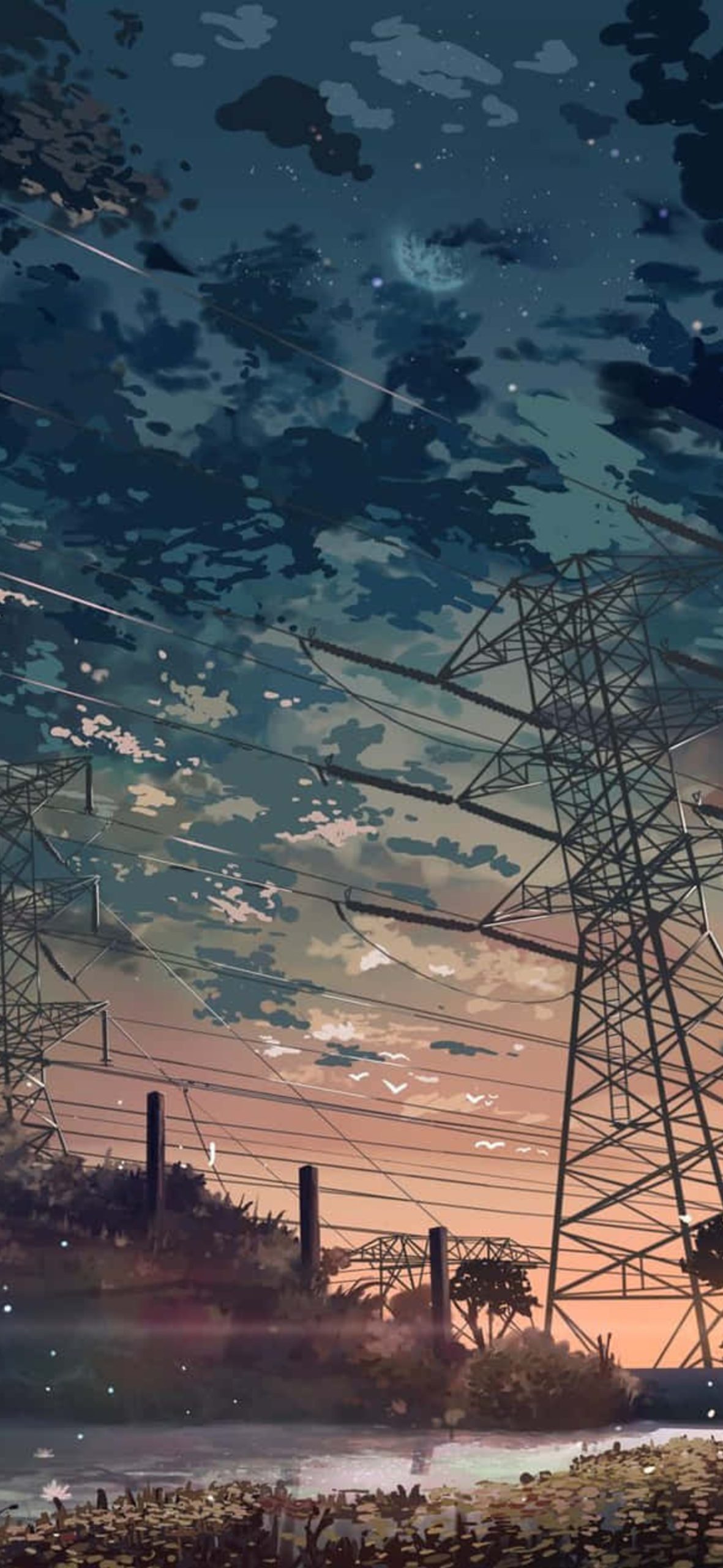 Anime Scenery iPhone 17 Wallpaper
