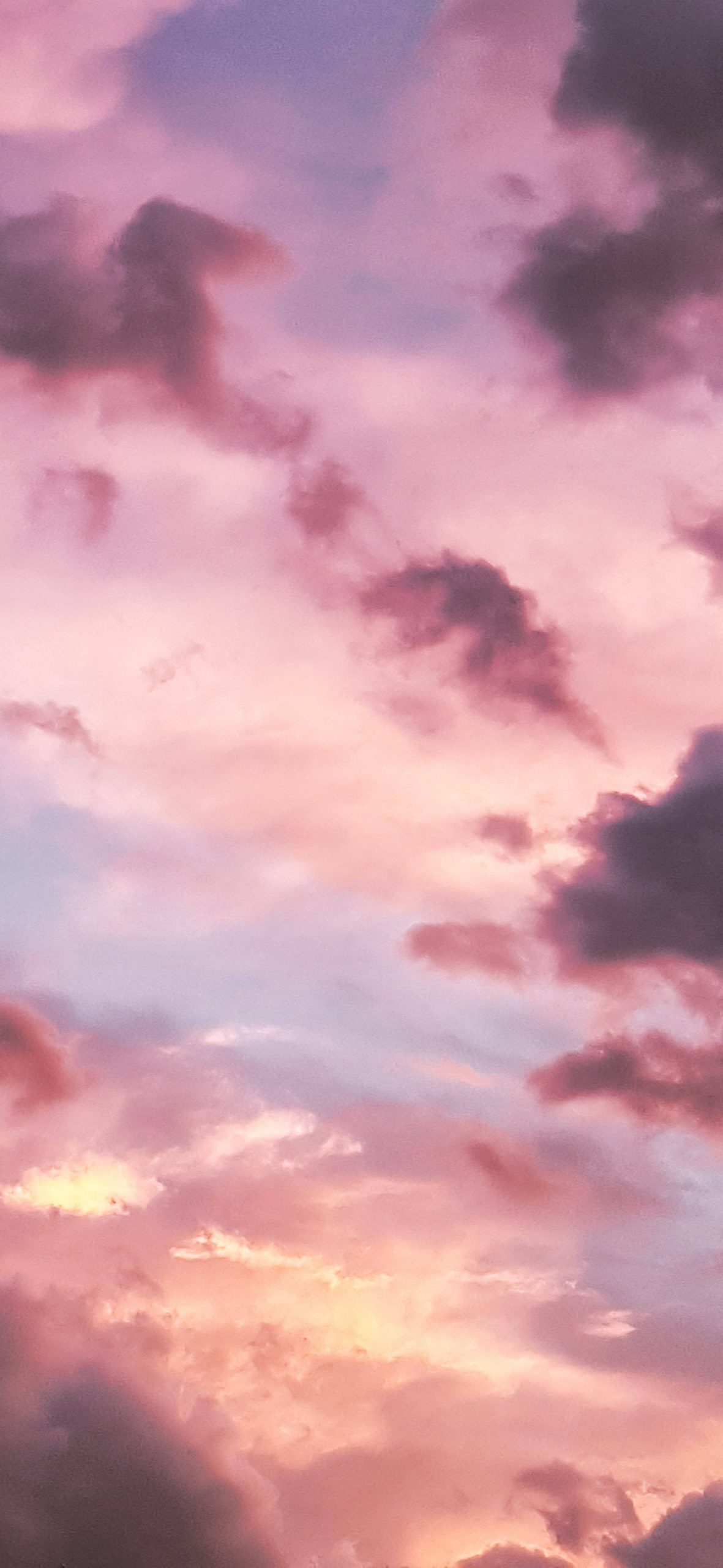 crop_18|Pink Aesthetic Sky iPhone 17 Wallpaper
