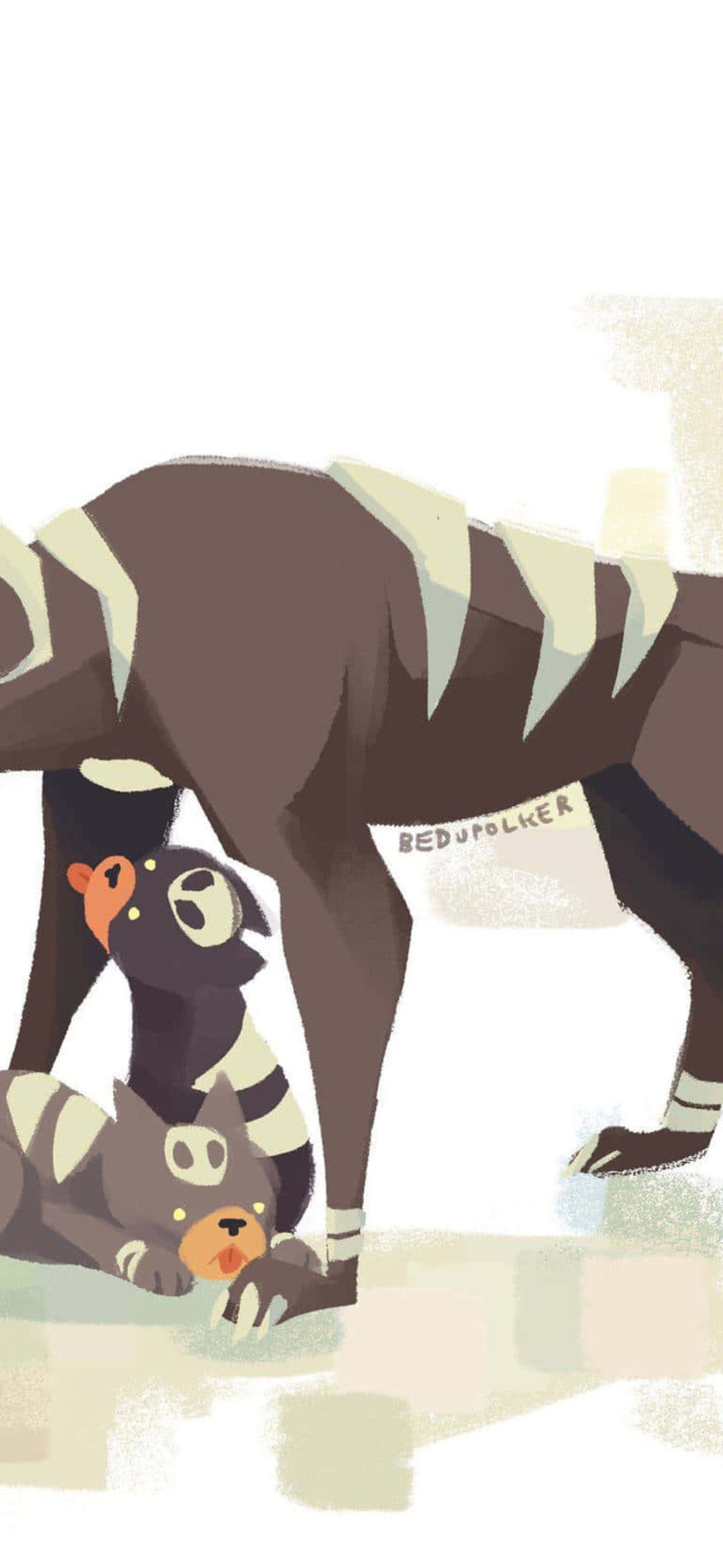 Houndour Pokemon iPhone 17 Wallpaper