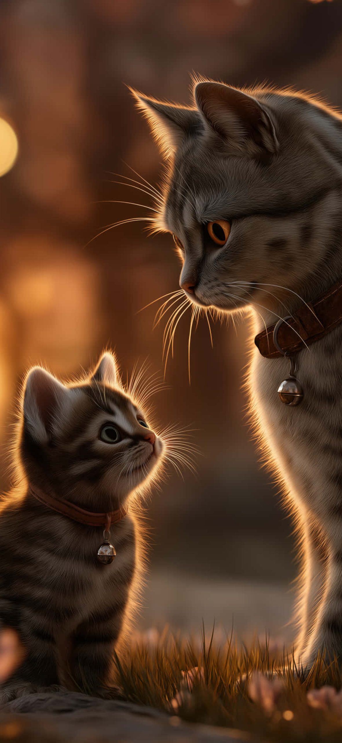 Tender Feline iPhone 17 Wallpaper