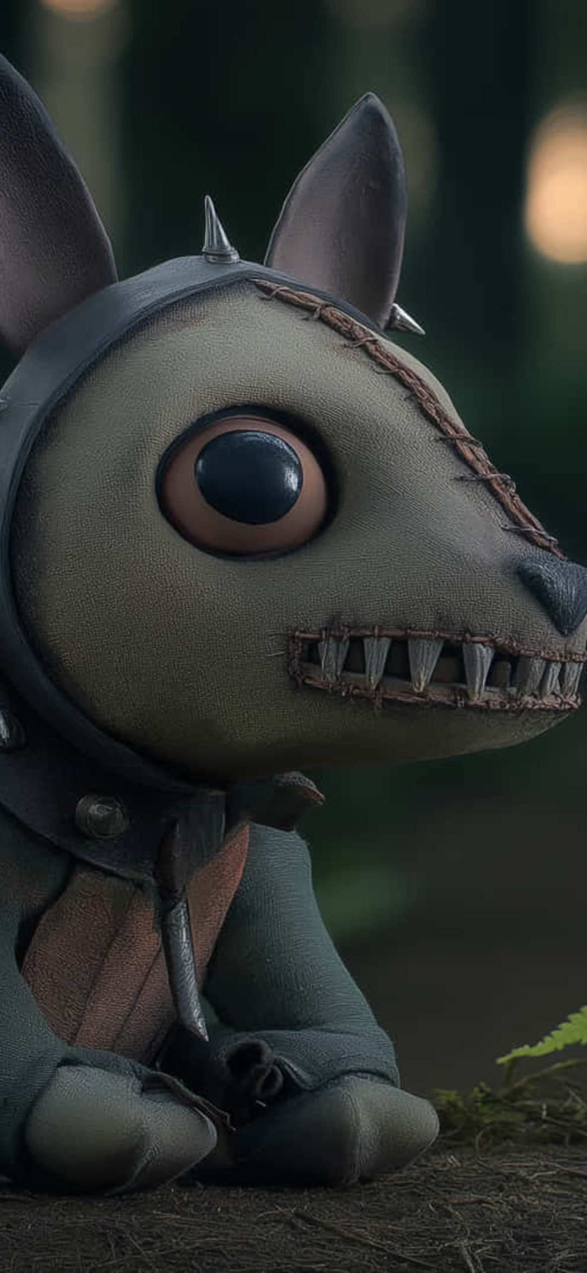 Tim Burton Creature iPhone 17 Wallpaper