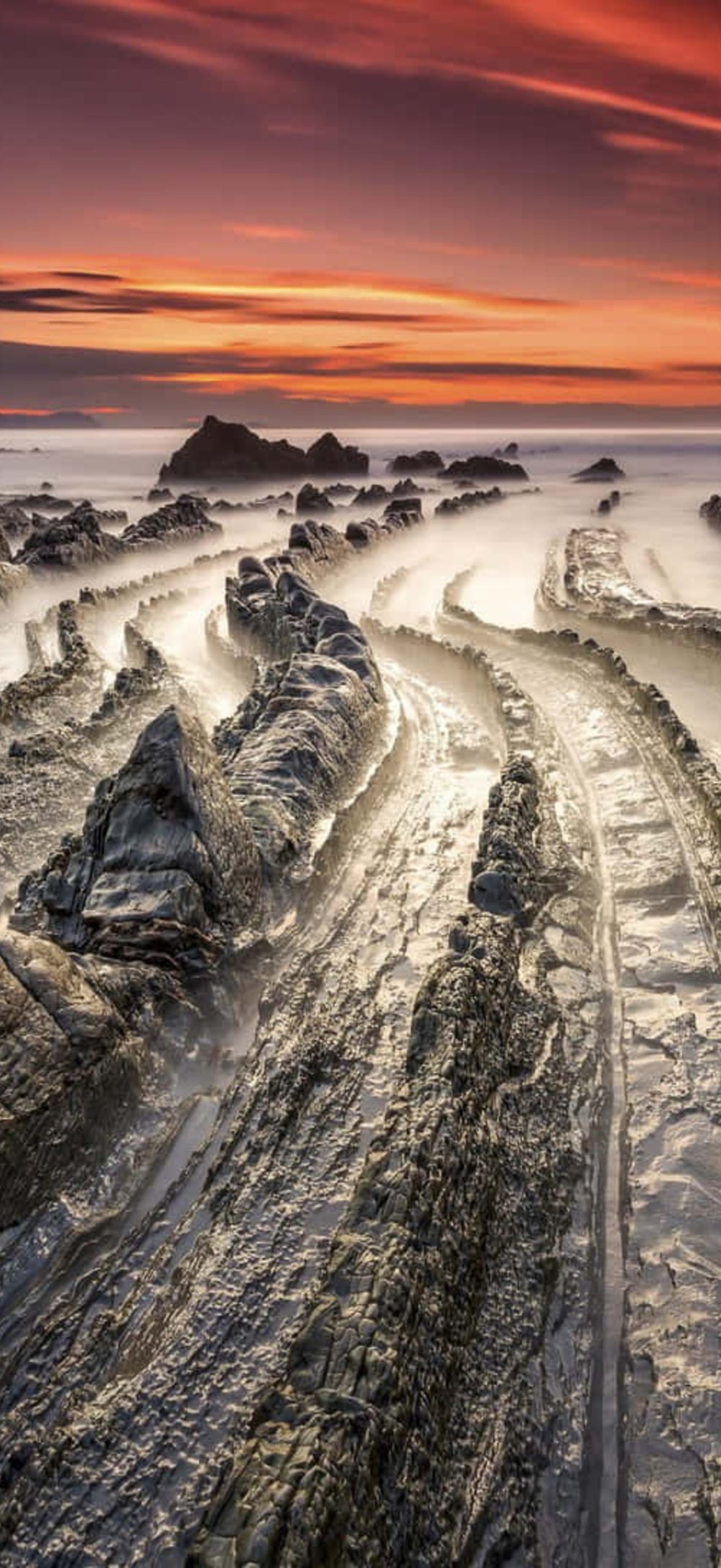 Playa De Barrika Spain Mud Road