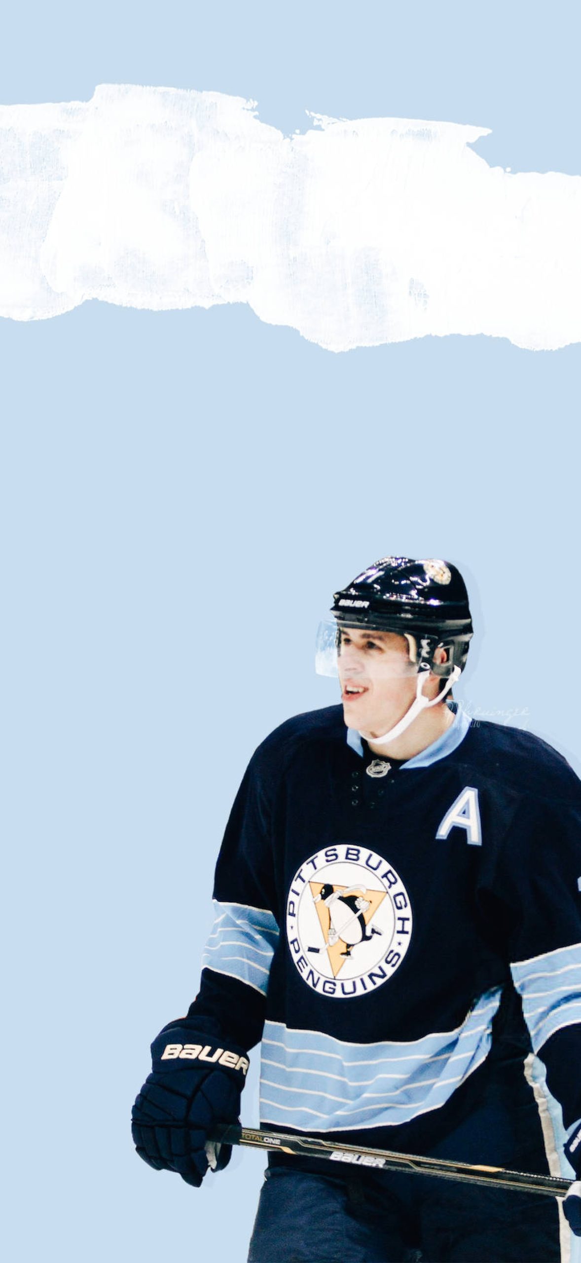 Evgeni Malkin Aesthetic Pastel Blue Poster Imqc2092jligjf8e