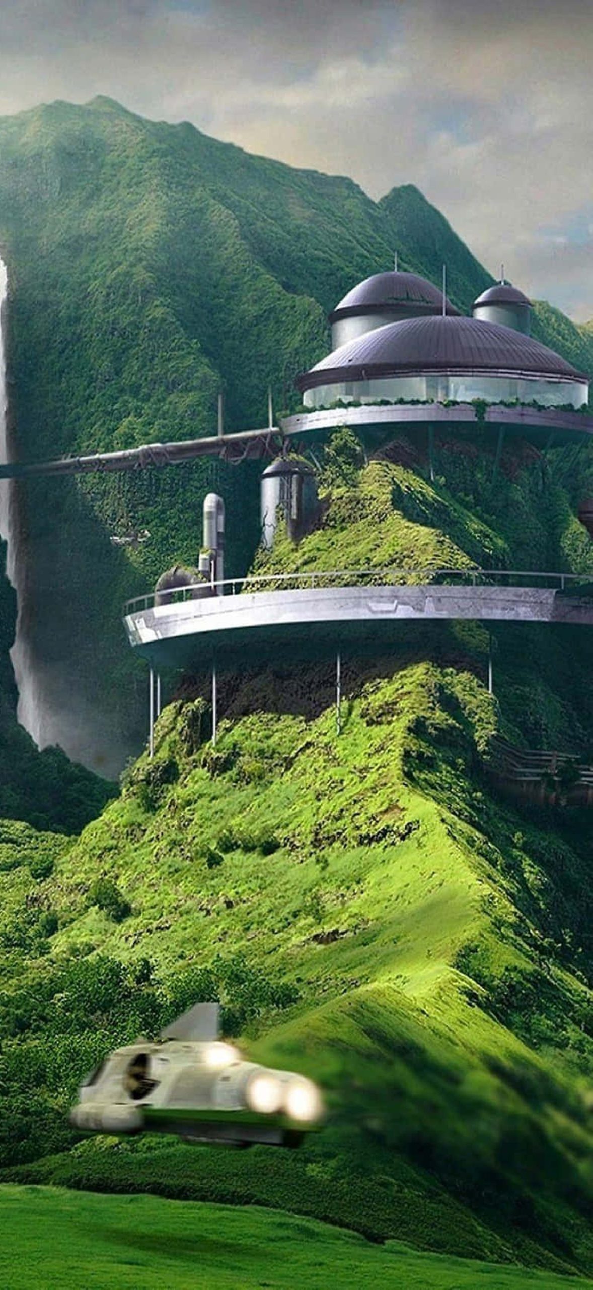 Futuristic House on Top of Hill F1mz7b9hh79th4jg