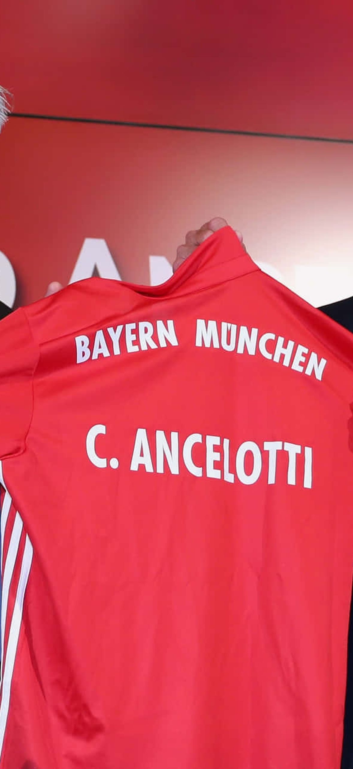 Karl Heinz Rummenigge With Head Coach Carlo Ancelotti