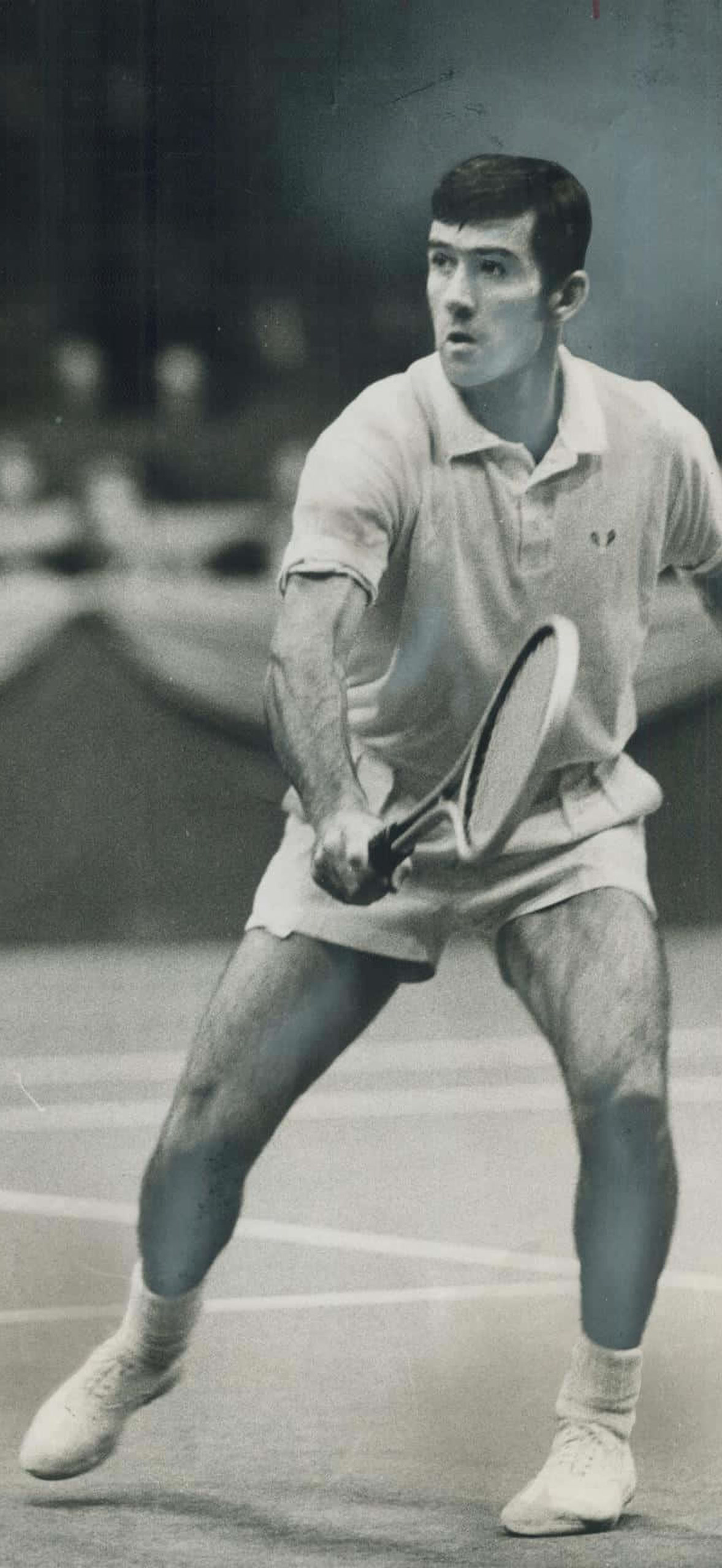 Ken Rosewall Tennis Game Photography