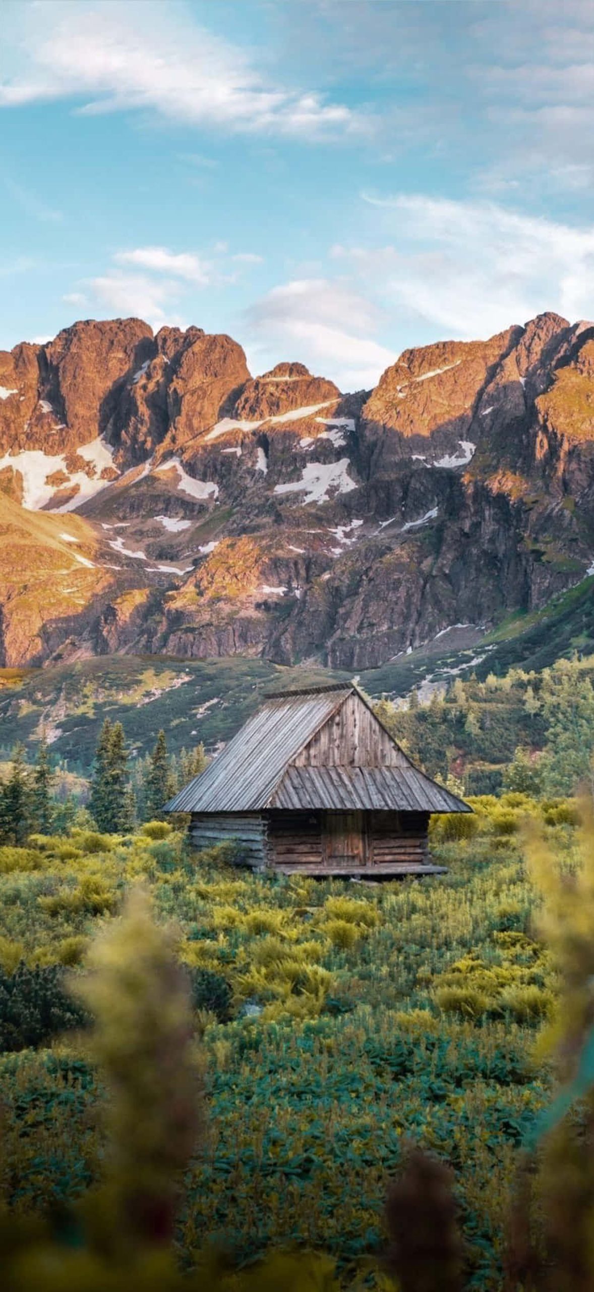 Mountain Cabin Sunset Scenery 31i8b3ye2928gtvl