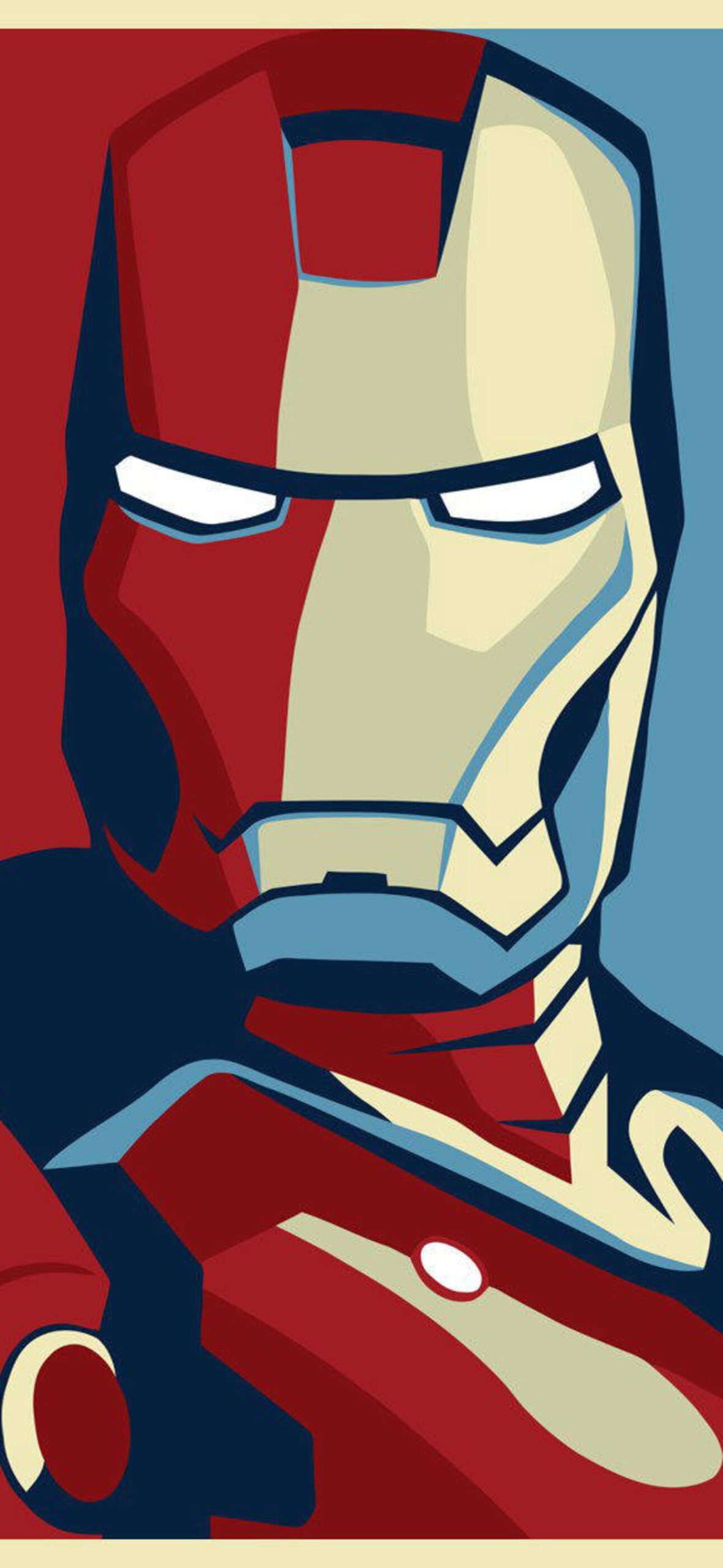Retro Pop Art Iron Man Superhero