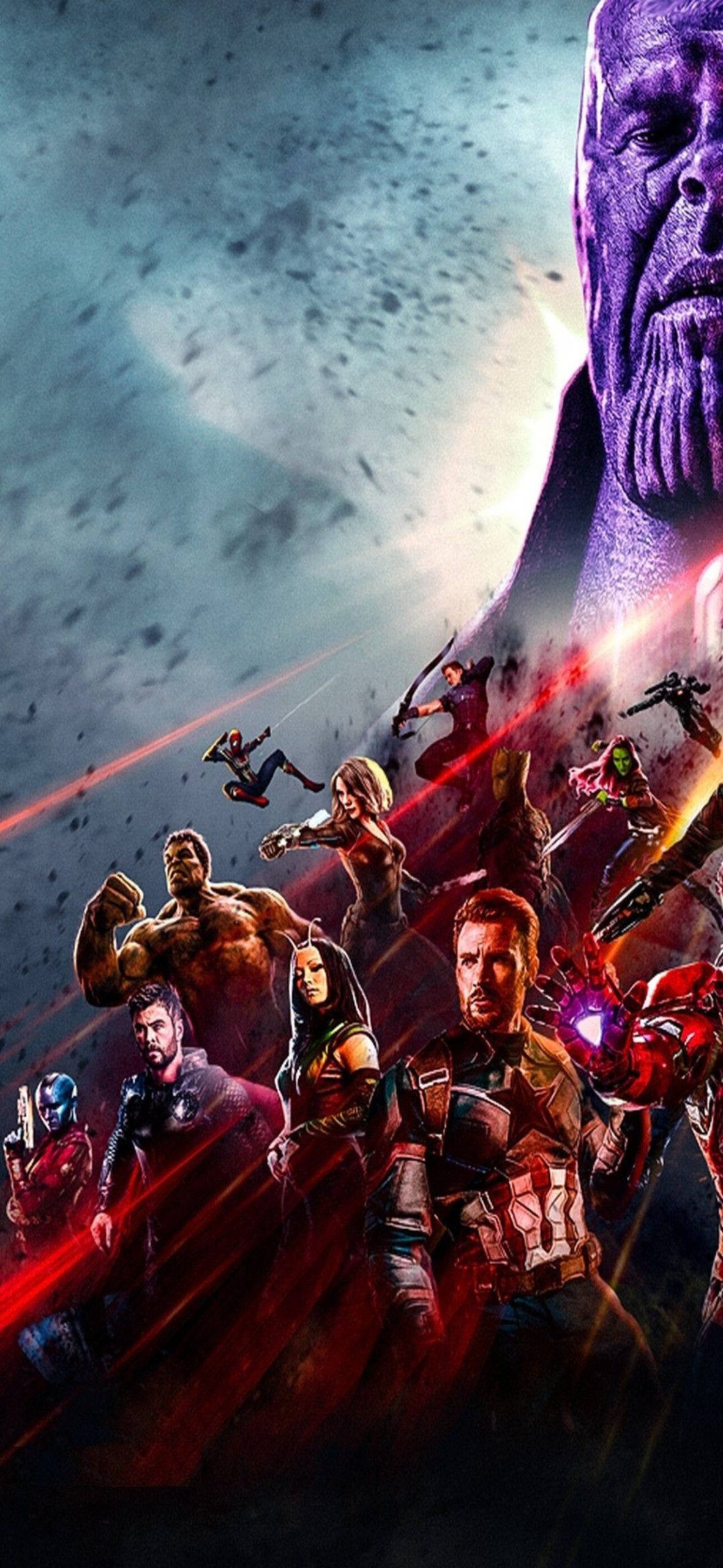 Half-face Thanos Avengers Iphone