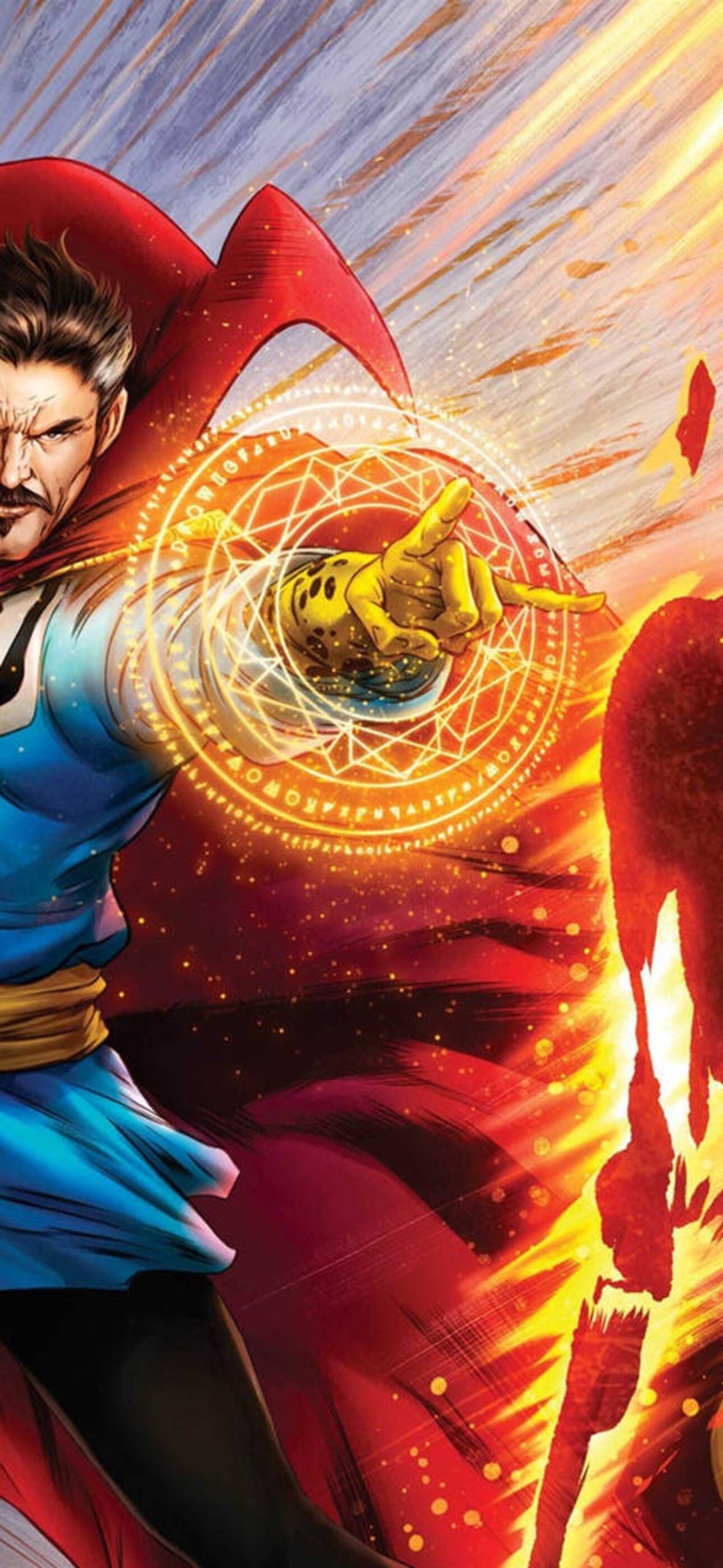 Burnt Monster Superhero Doctor Strange