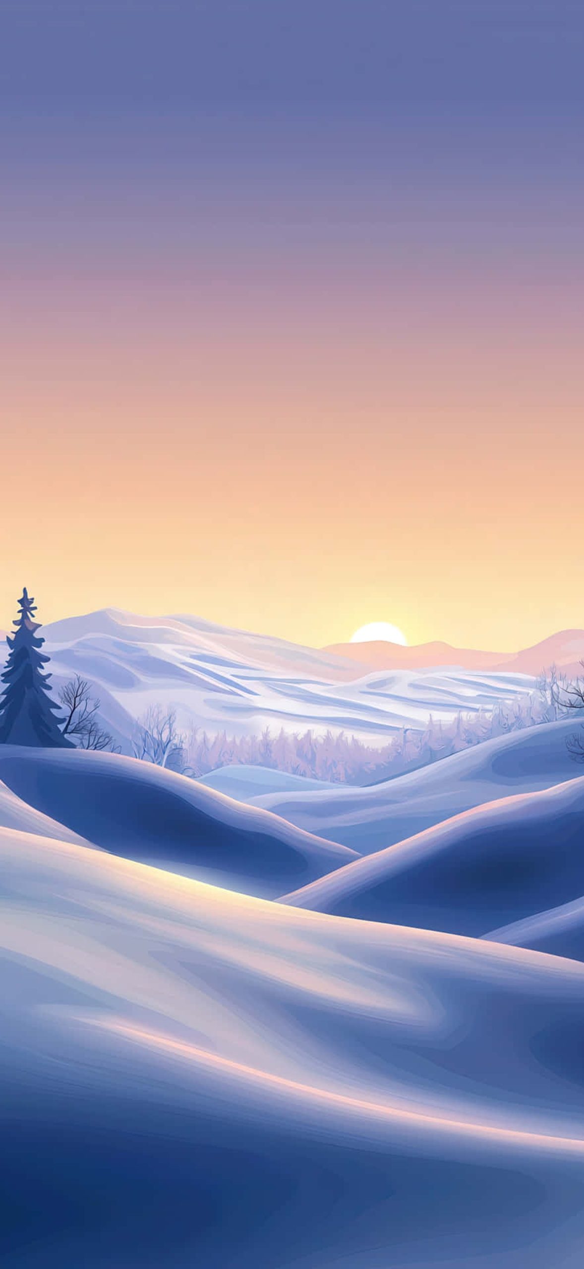 Serene Snowy Landscape at Sunrise 44u6lizz2ge09zs2
